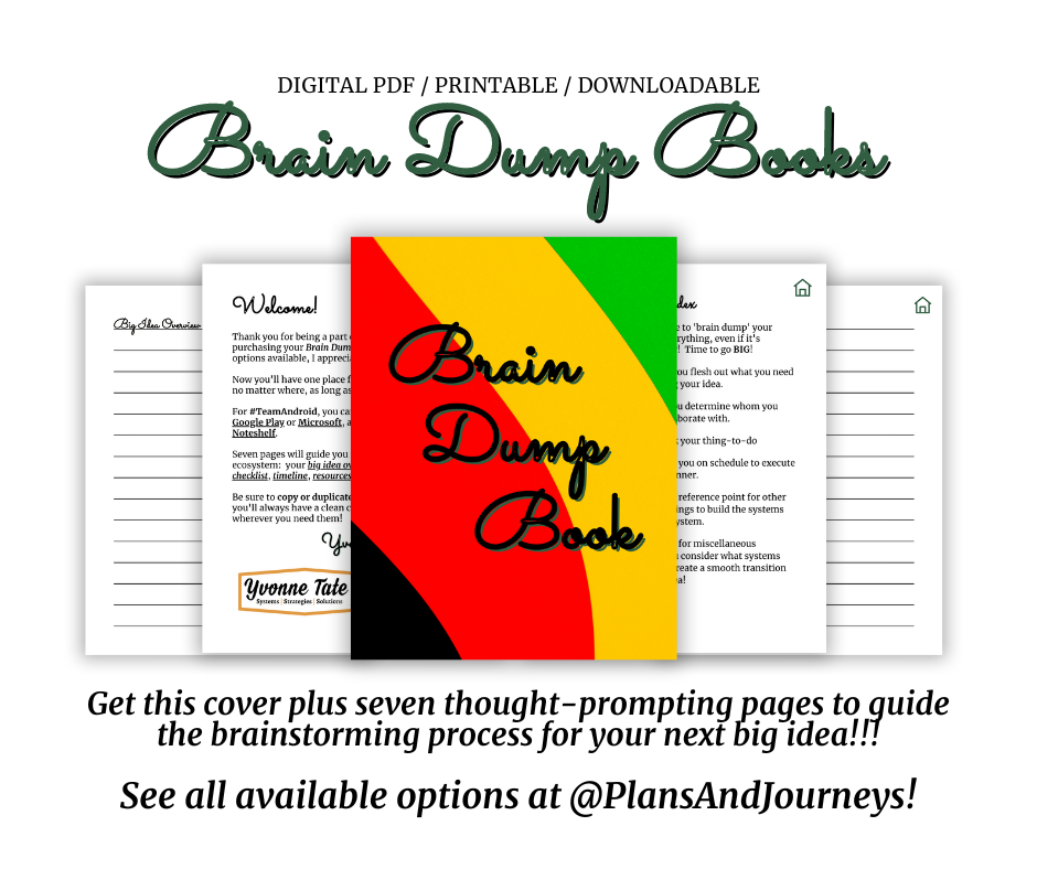 Brain Dump Book 9